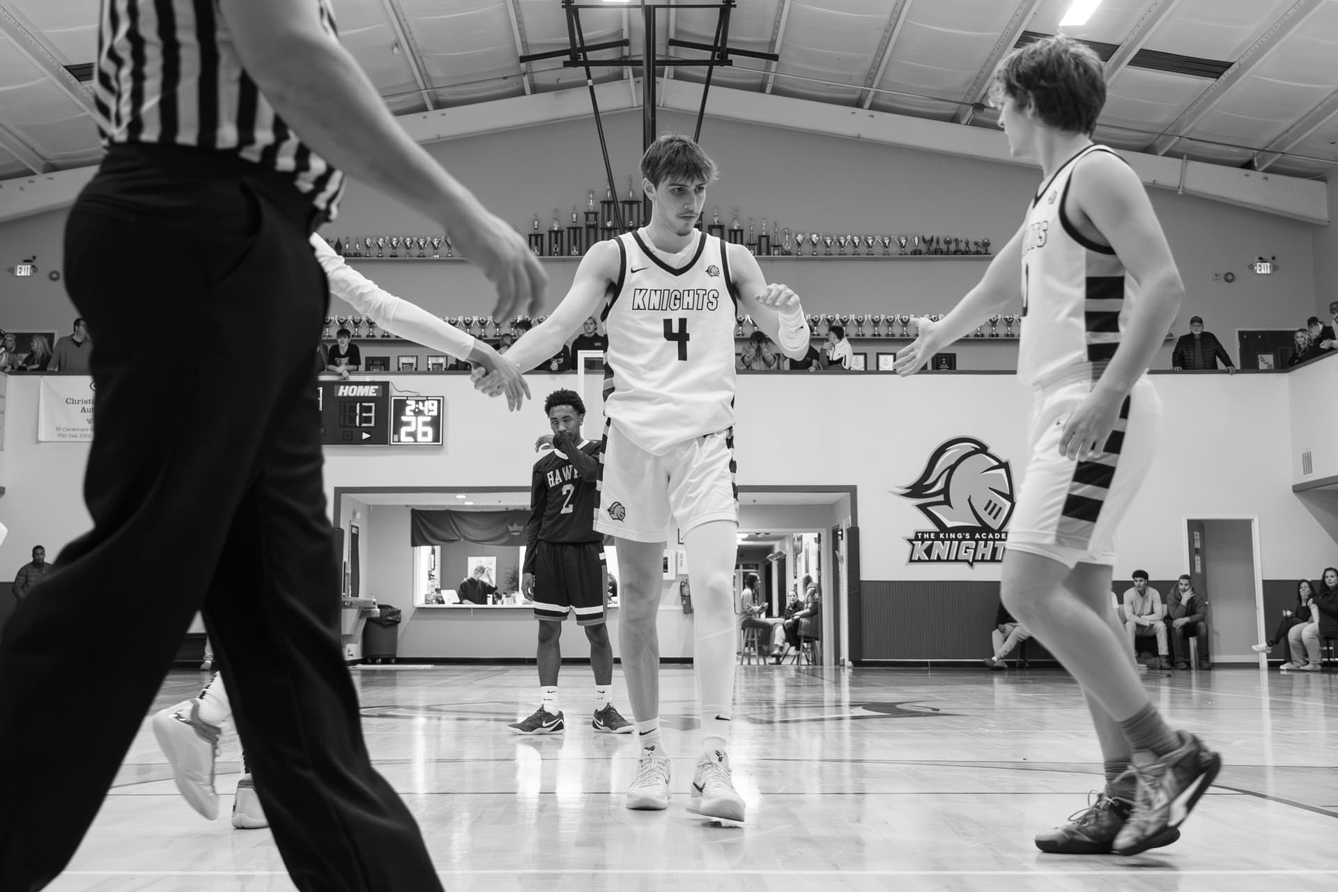 Basketball action shots